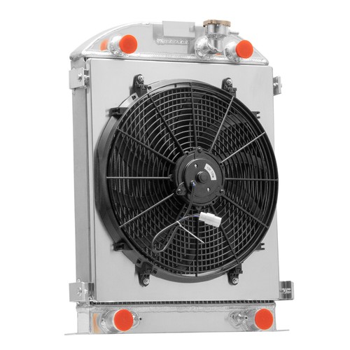 Row radiator shroud - row, radiator+shroud